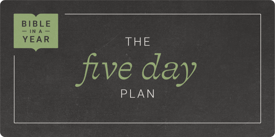 Bible in a Year: The Five Day Plan